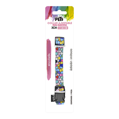 FANCY PETS COLLAR XCH GEO GLASS P/PERRO