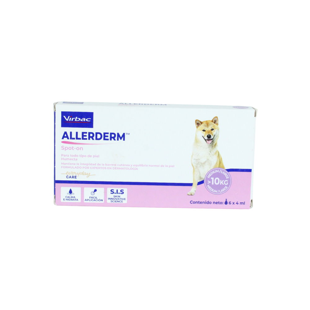 Virbac Allerderm Spot On 4Ml 6 Pip