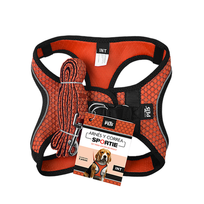 FANCY PETS SET ARNES Y CORREA SPORTIE INT NARANJA
