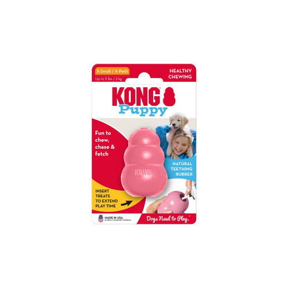 KONG CLASIC JUGUETE CACHORRO CHICO AZUL/ROSA