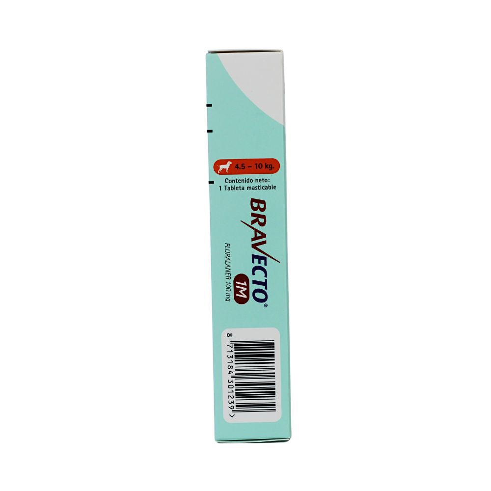 MSD BRAVECTO 100MG 1MES (4.5-10KG) 1 TABLETA