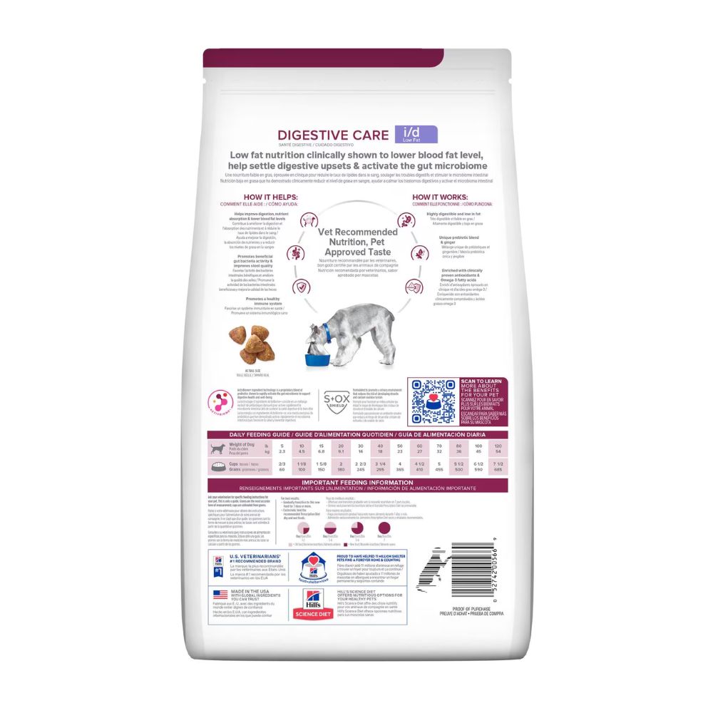 Hills I/D Low Fat Perro 3.9 Kg