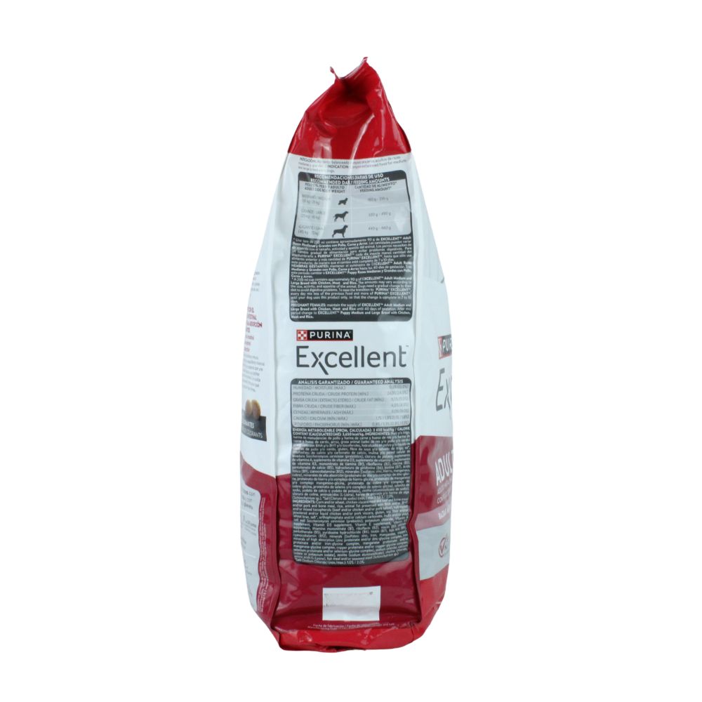 Purina Excellent Adulto Cordero Y Arroz 4 Kg