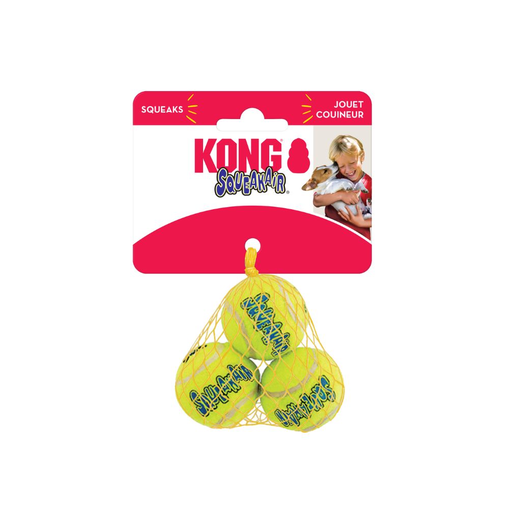 Kong Pelota Squeakair Mediana 3 Pz