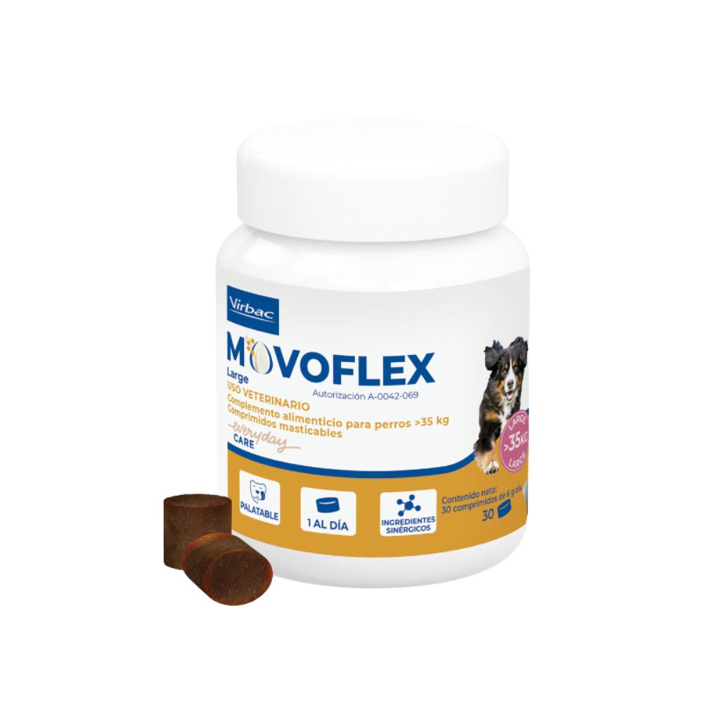 Virbac Movoflex Dog Mayores A 35 Kg 30Tab