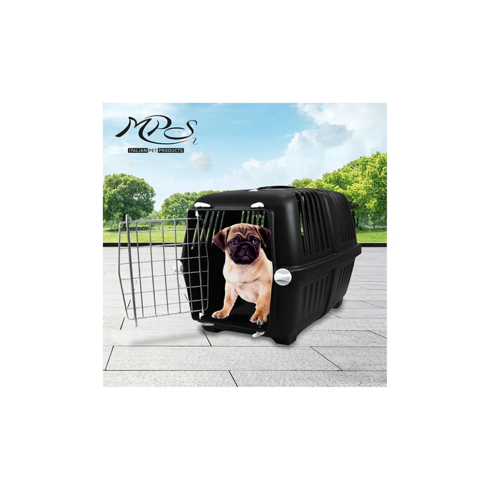 FANCY PETS TRANSPORTADORA PRATIKO 1 EDICION BLACK C/PUERTA METAL