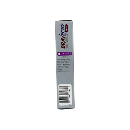 BRAVECTO PIPETA 500 MG GATOS 6.25 - 12.5 KG