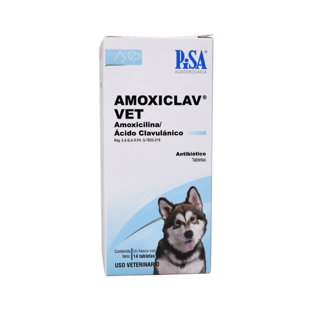 Pisa Amoxiclav Vet (Amoxi 875Mg/Ac. Clav 125Mg) 14Tab