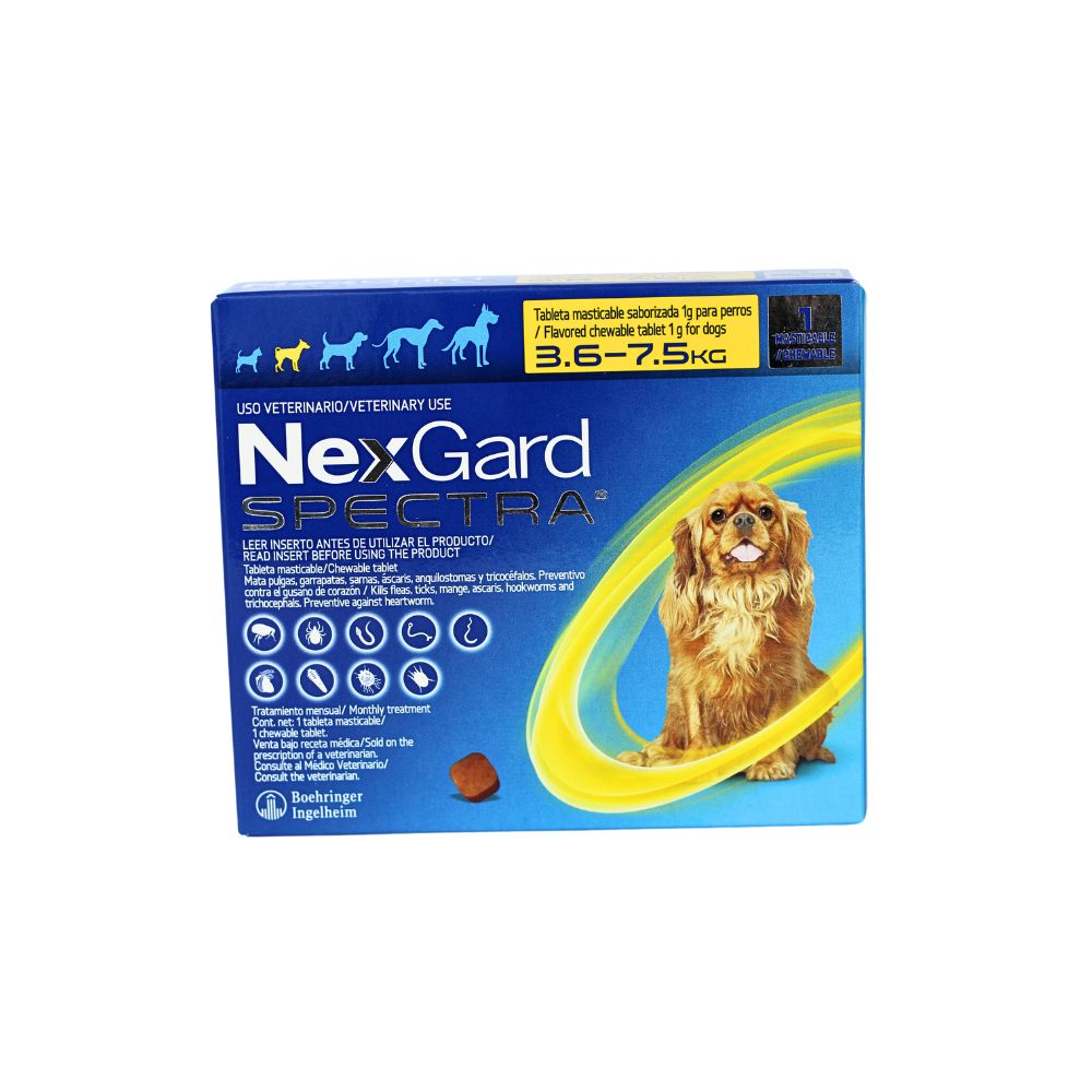 Boehringer Nexgard Spectra S 3.6 - 7.5 Kg 1 Tab