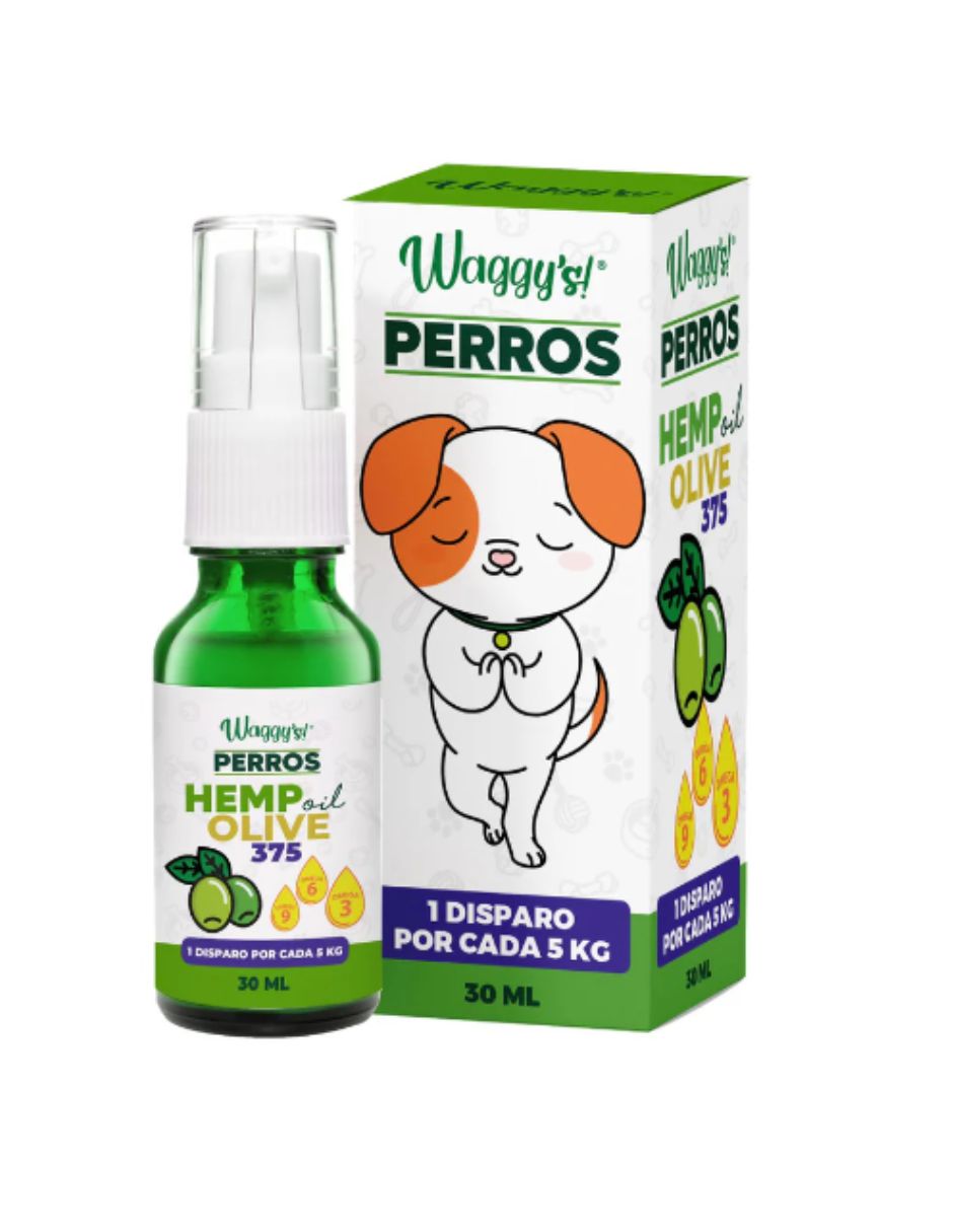 WAGGYS PERROS HEMP ACEITE OLIVA 375G