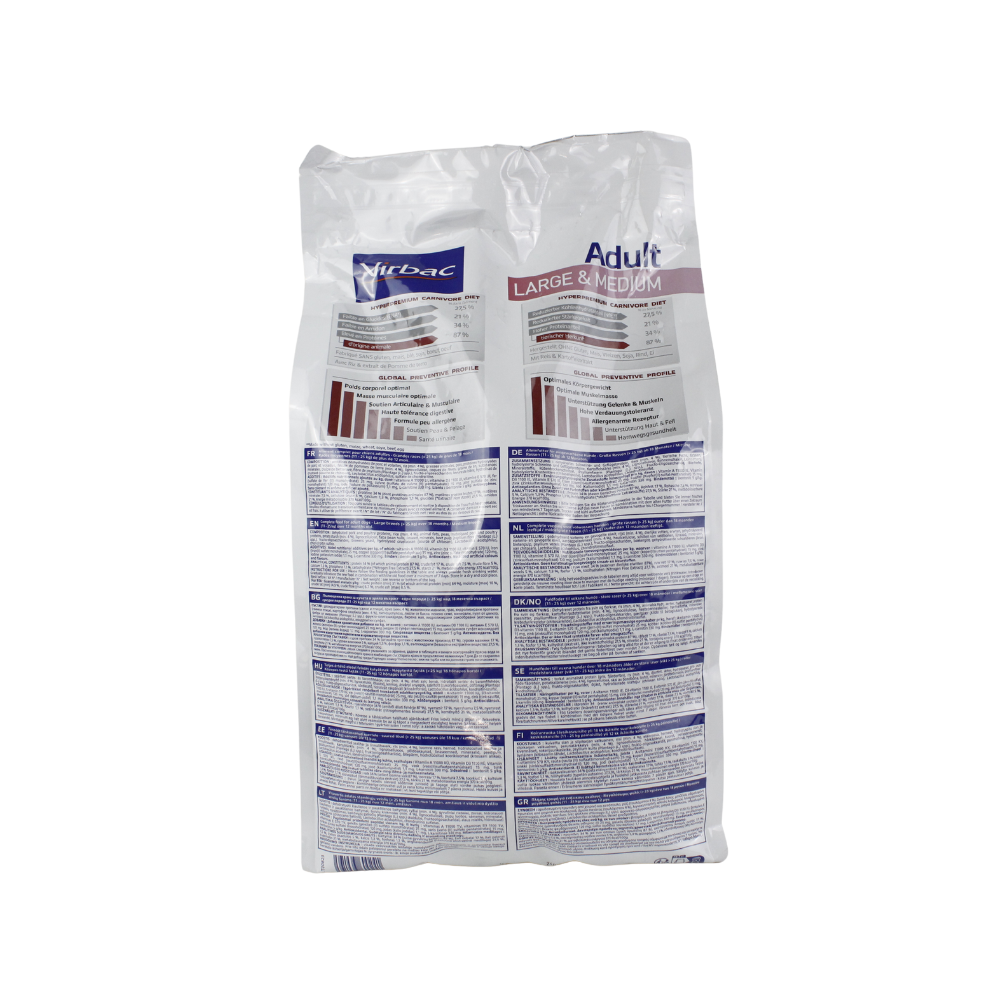 Virbac Hpm Adult Large Y Medium 3Kg