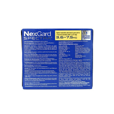 Nexgard Spectra S 3.6 - 7.5 Kg 1 Tab