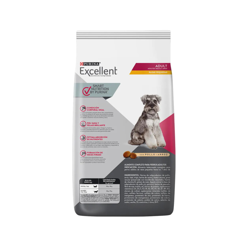 Purina Excelllent Adulto Raza Peq. 4 Kg