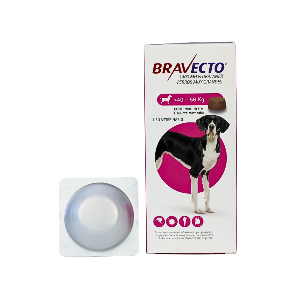 Msd Bravecto Tableta 1400Mg 40-56Kg