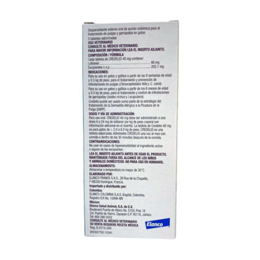 Elanco Credelio Gato 48 Mg 2-8 Kg 1 Tab