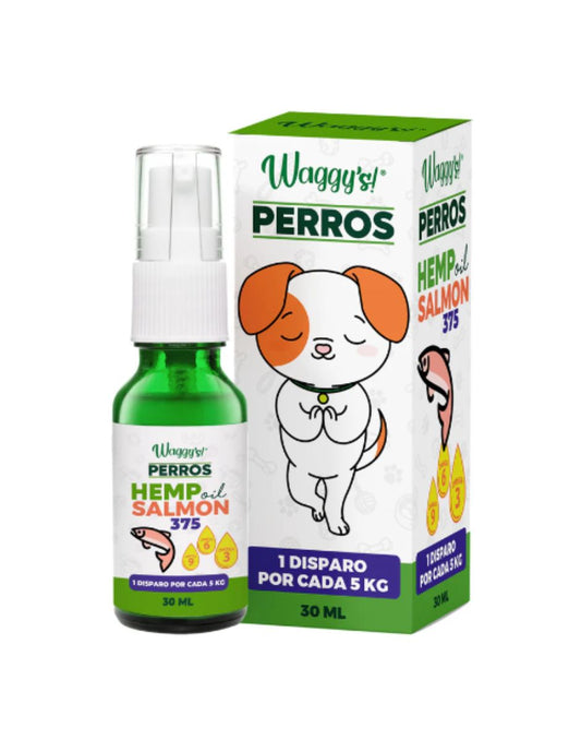 WAGGYS PERROS HEMP OIL SALMON 375 MG