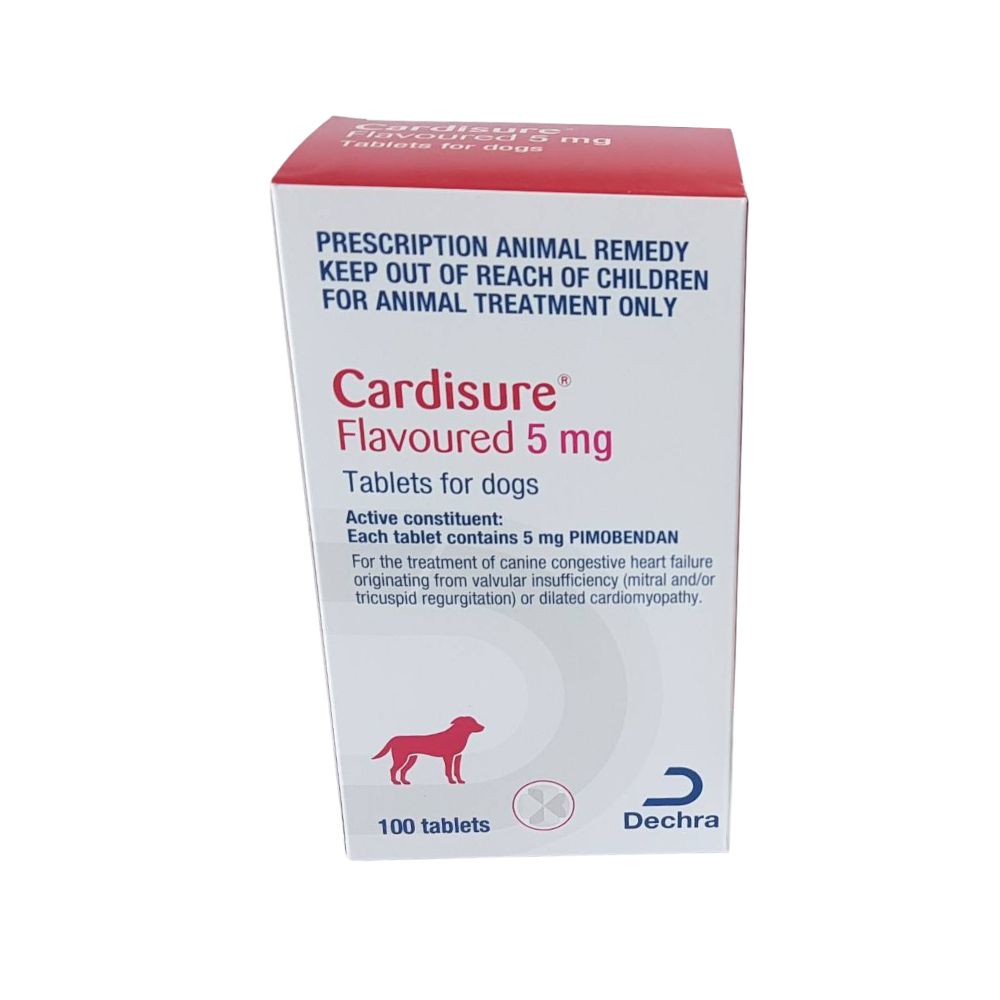 Dechra Cardisure Flavoured 5Mg 100Tab