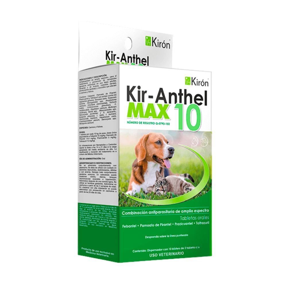 Kiron Kir-Anthel Max 10 10Kg 20 Tab