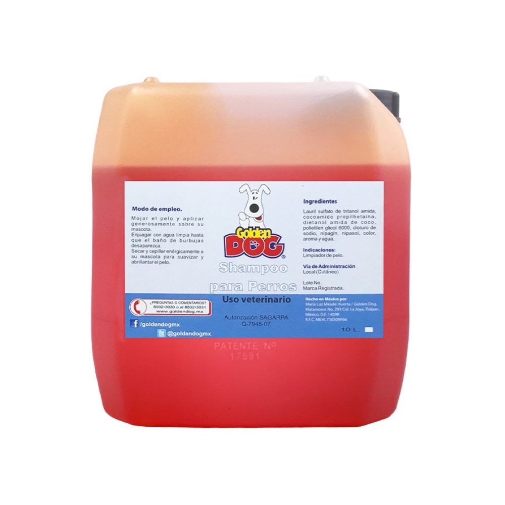 Golden Dog Shampoo Mandarina 4 Lt