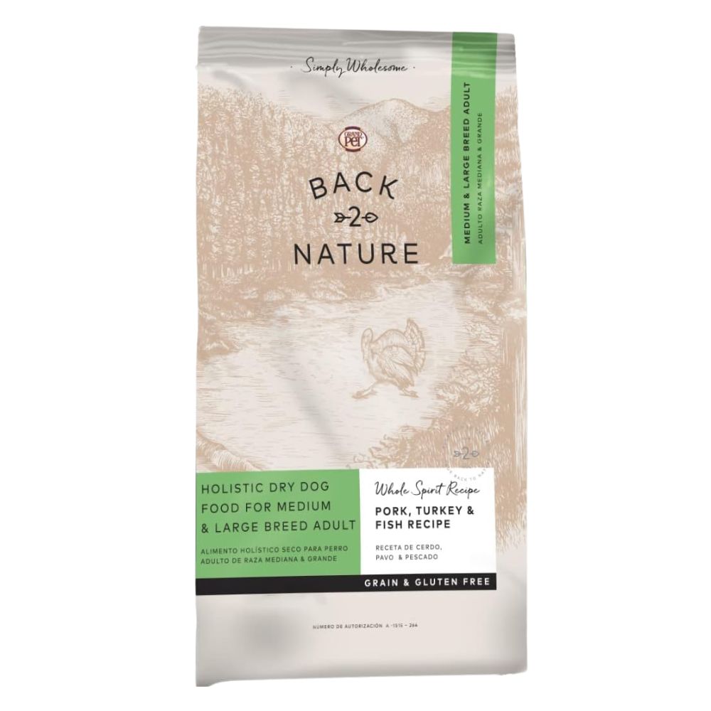 Grandpet Back 2 Nature Adulto Raza Med/Gde 15Kg