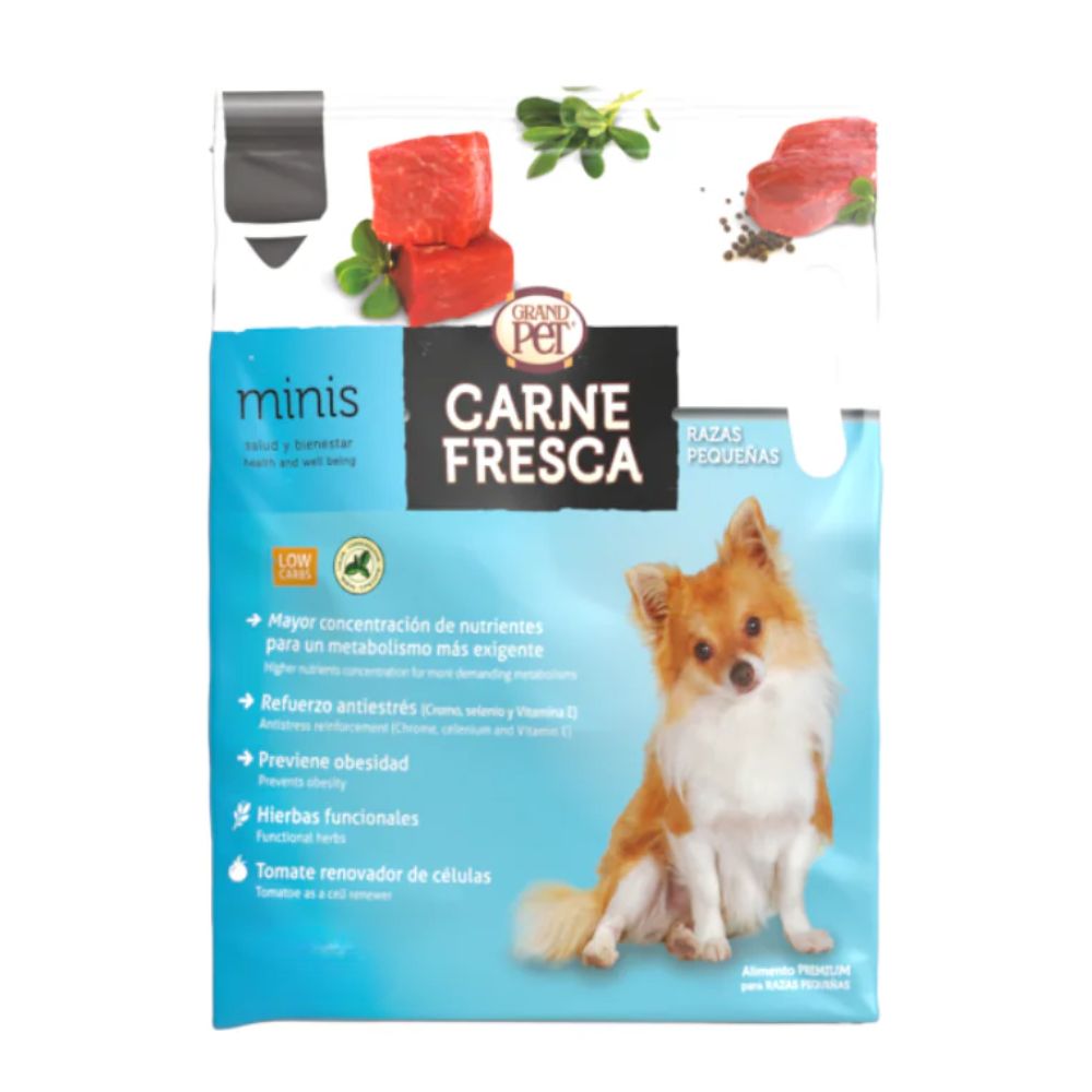 Grandpet Carne Fresca Minis 4Kg