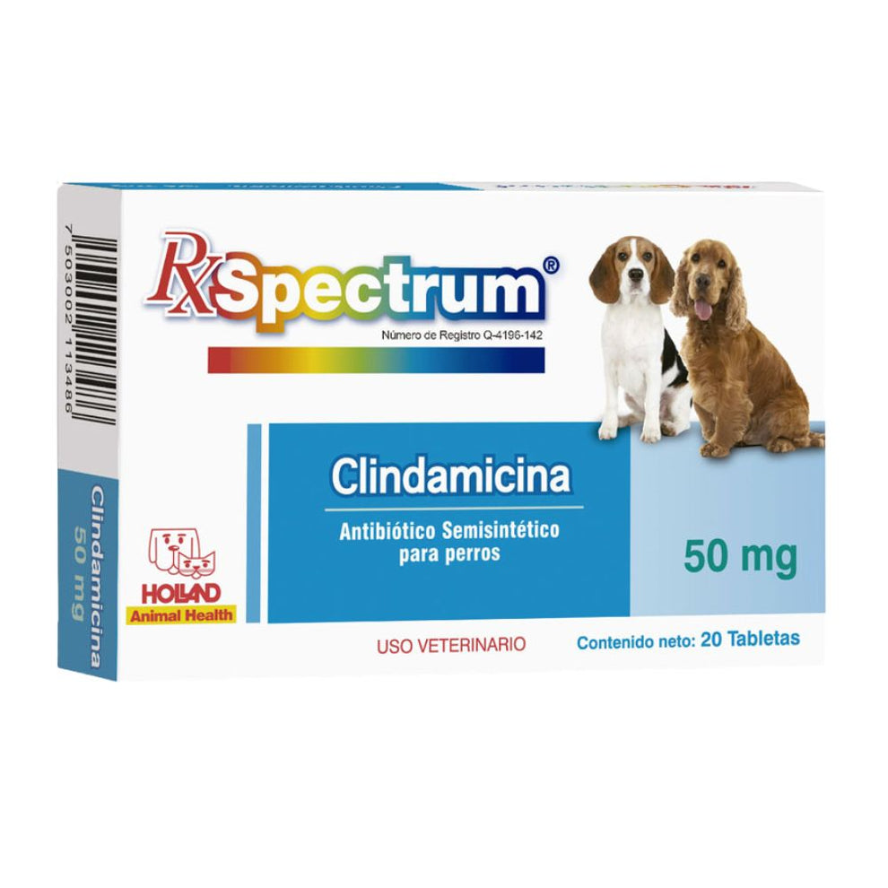 Holland Rx Spectrum Clindamicina 50Mg 20Tab – CANEFARMA