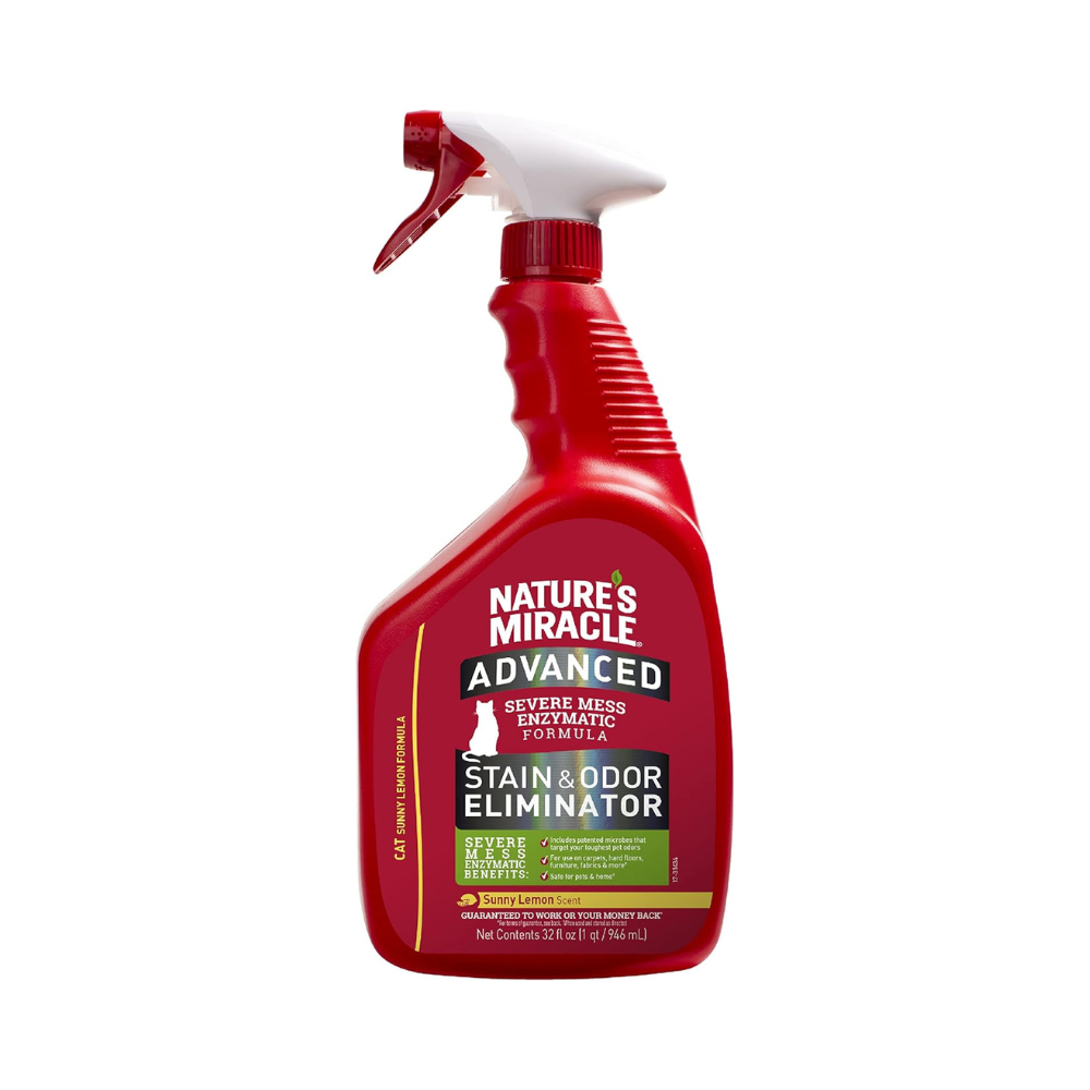 Natures Miracle Removedor De Manchas Y Olores Y Desinfectante Gato 946Ml
