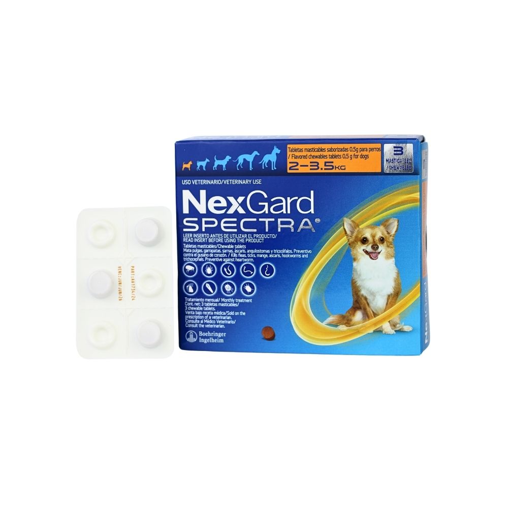 Nexgard Spectra Xs 2 - 3.5 Kg 3 Tab