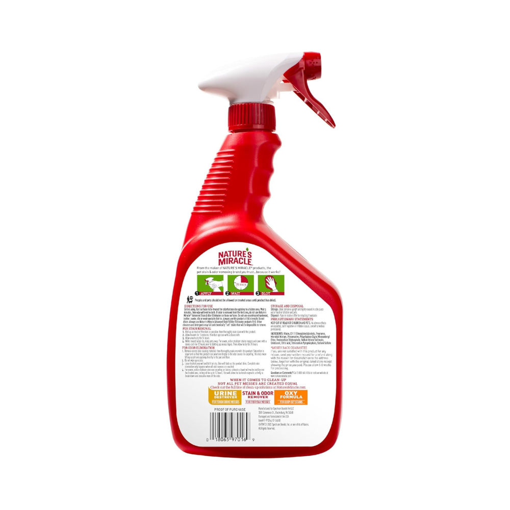 Natures Miracle Removedor De Manchas Y Olores Para Perro 946Ml