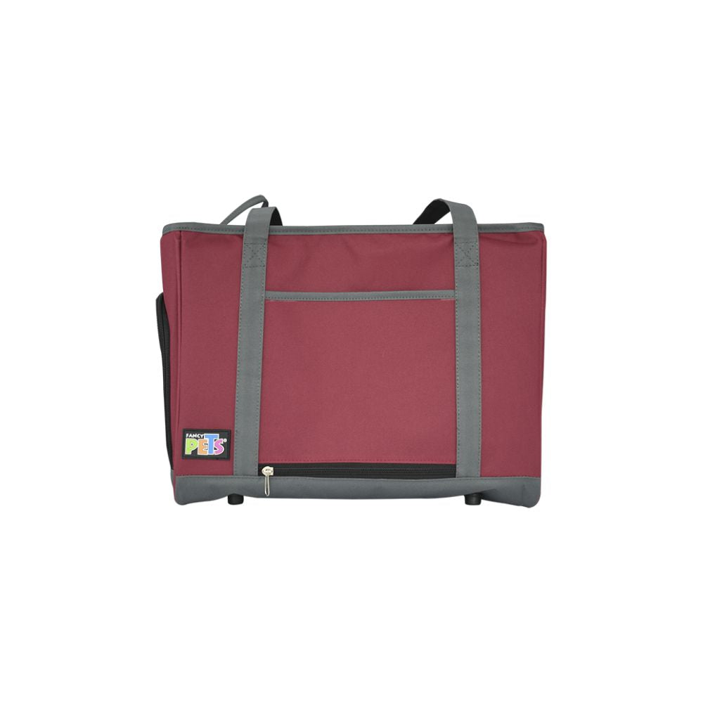 Fancy Pets Transportadora Bolsa De Mano De Tela Vino