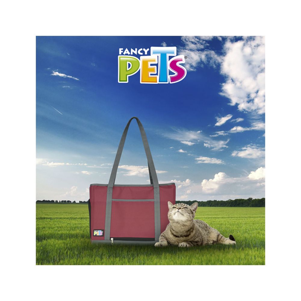 Fancy Pets Transportadora Bolsa De Mano De Tela Vino