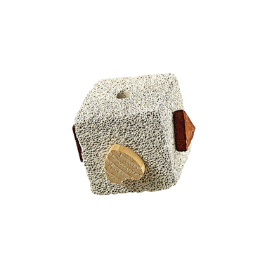 Kaytee Bloque De Lava Con Piezas De Madera