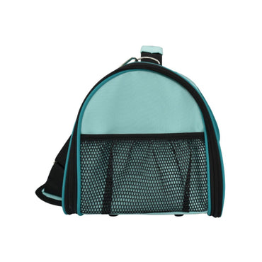 Fancy Pets Transportadora De Tela Fashion Con Visera Chica Azul Oceano