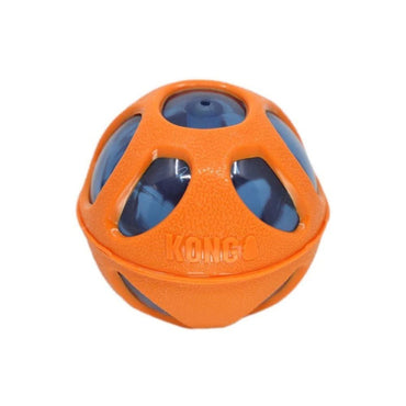 KONG WRAPZ PELOTA CON CHIRRIADOR TAMAÑO CHICO