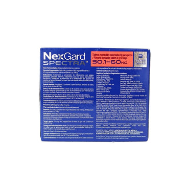 Nexgard Spectra Xl 30.1 - 60 Kg 3 Tab