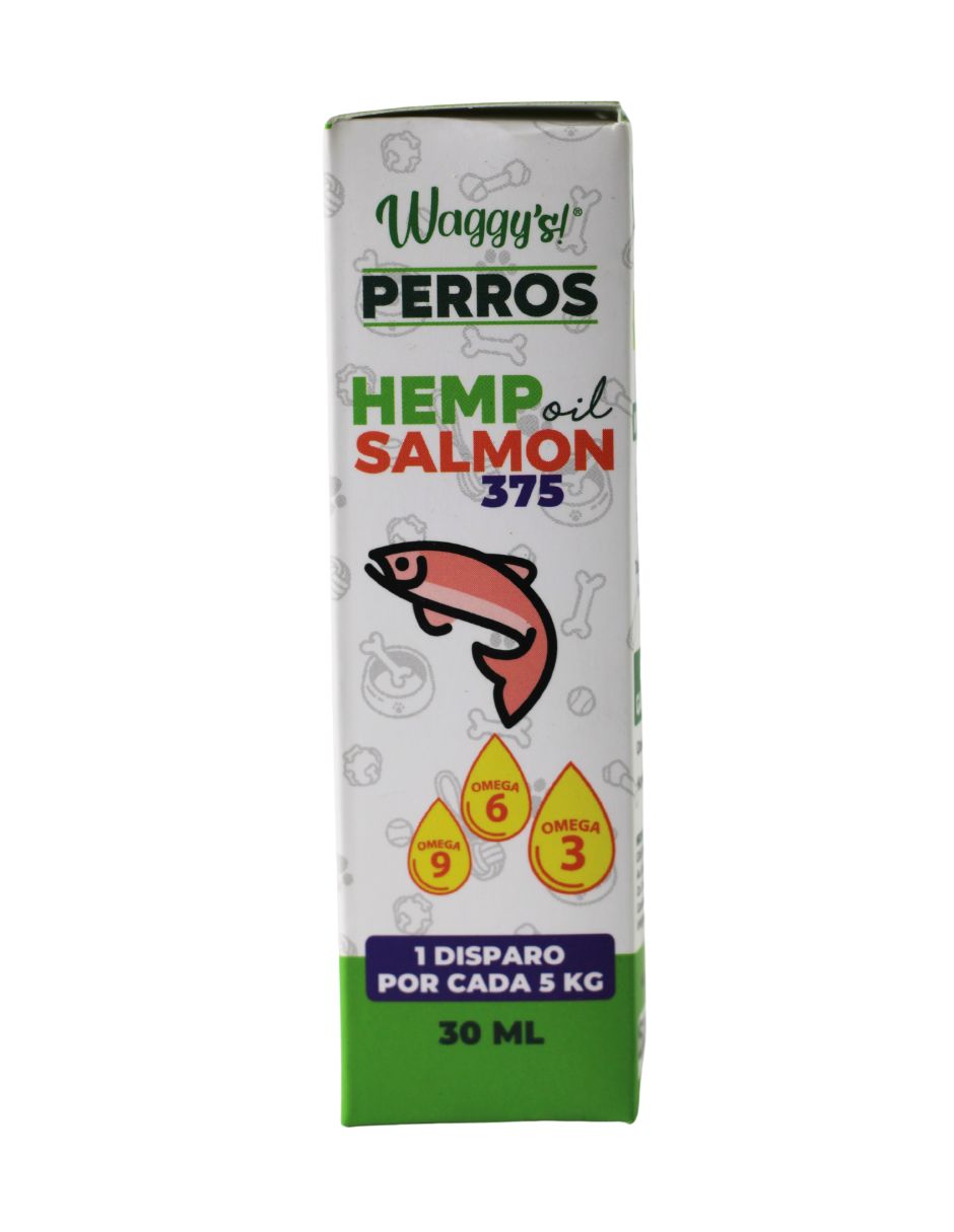 WAGGYS PERROS HEMP OIL SALMON 375G