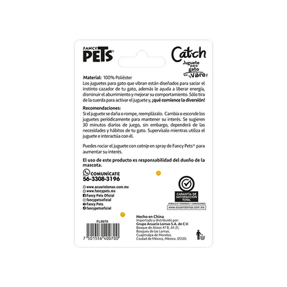 FANCY PETS JUGUETE POLLO VIBRO CATCH
