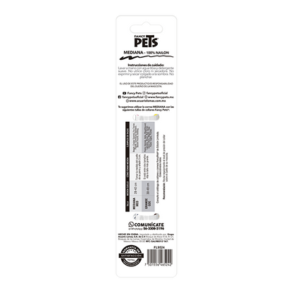 FANCY PETS CORREA MED GEO GLASS P/PERRO