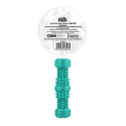 FANCY PETS JUGUETE CAUCHO MANCUERNA PESADA SPIKY