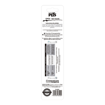 FANCY PETS CORREA CH GEO GLASS P/PERRO