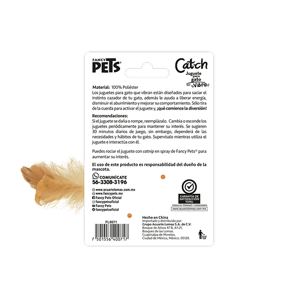 FANCY PETS JUGUETE GALLINA VIBRO CATCH