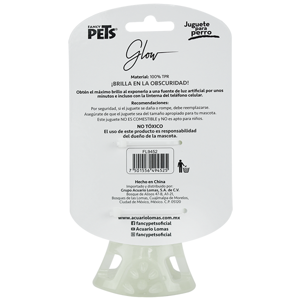 Fancy Pets Juguete Glow Hueso