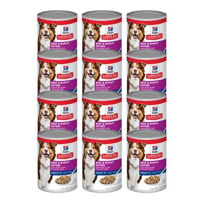 Hills Adulto 7+ Barley Lata 370 G 12 Pz