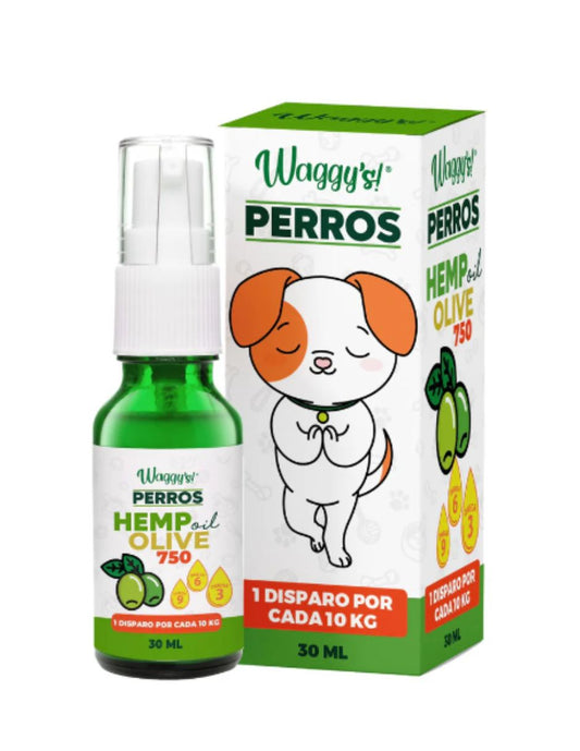 WAGGYS PERROS HEMP ACEITE DE OLIVA 750G