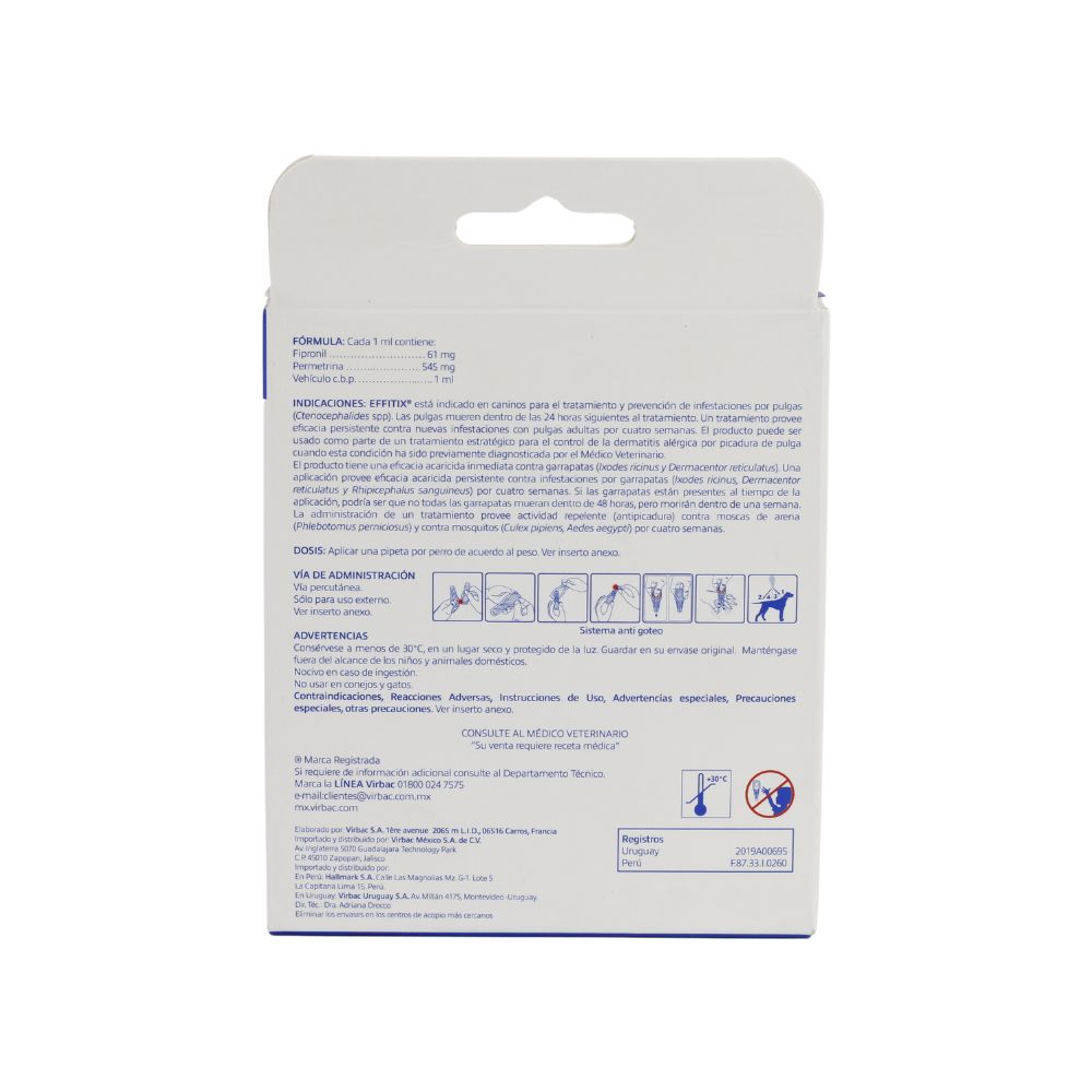 Virbac Effitix Perros  20-40 Kg