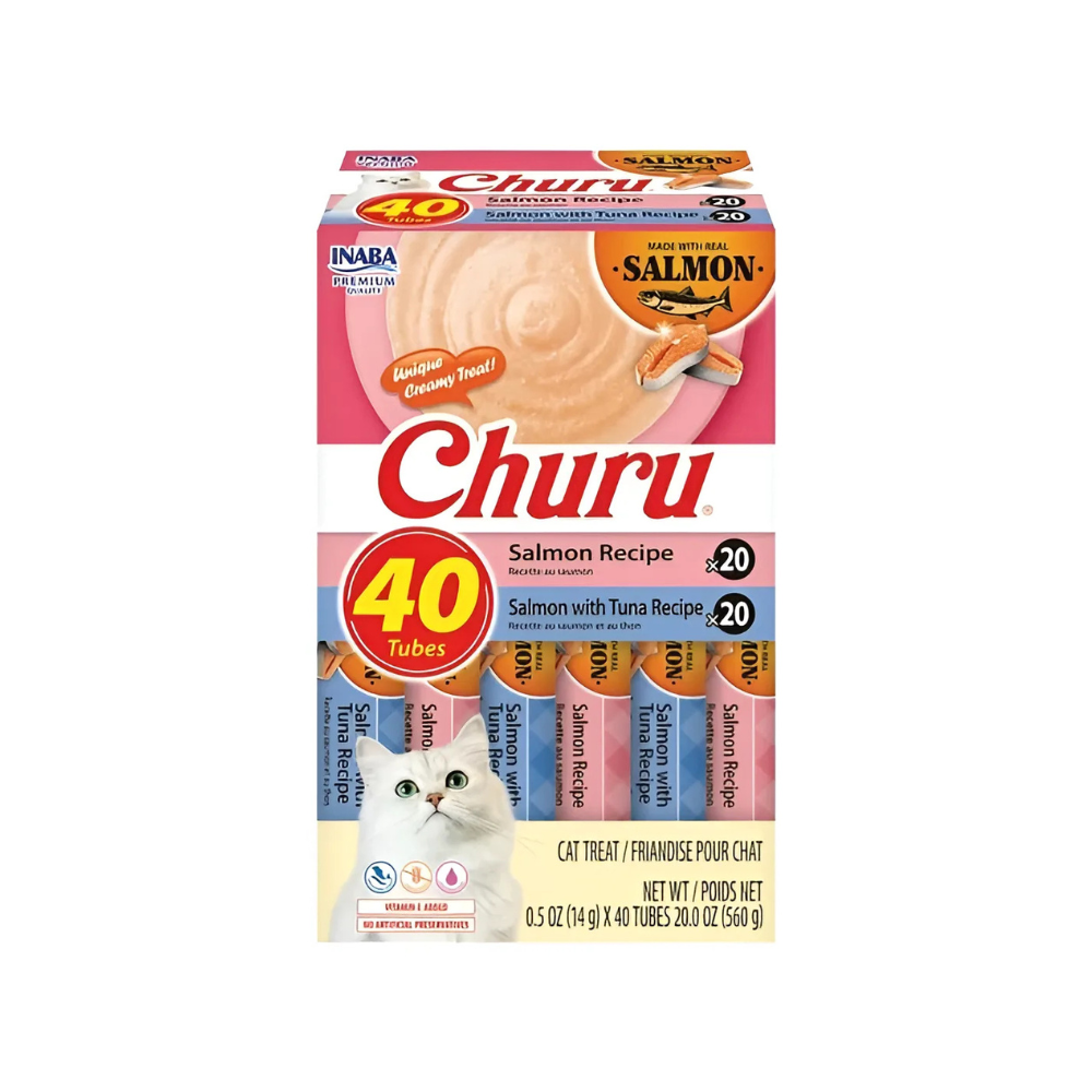Inaba Churu Caja Surtida Salmon 40 Pz