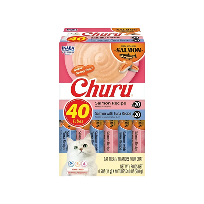 Inaba Churu Caja Surtida Salmon 40 Pz