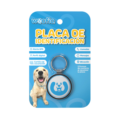 Woofio Placa De Identificación