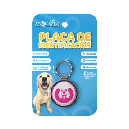 Woofio Placa De Identificación