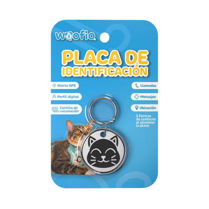 Woofio Placa De Identificación